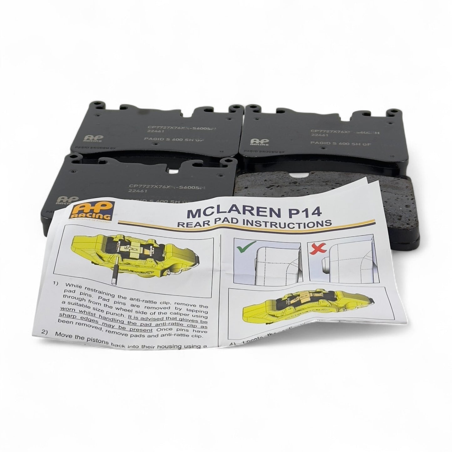 McLaren Brembo Klocki Hamulcowe Ceramiczne Tył 765 Senna CCM-R - 15CA219CP