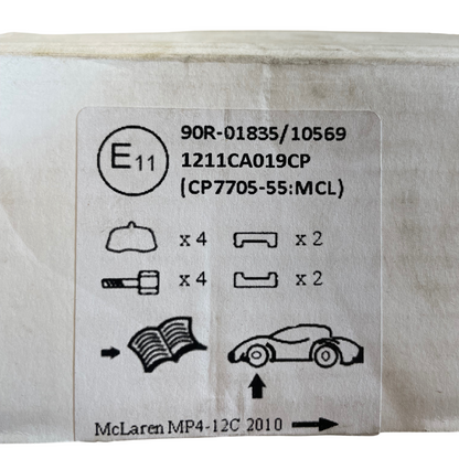 Klocki Hamulcowe McLaren MP4-12C