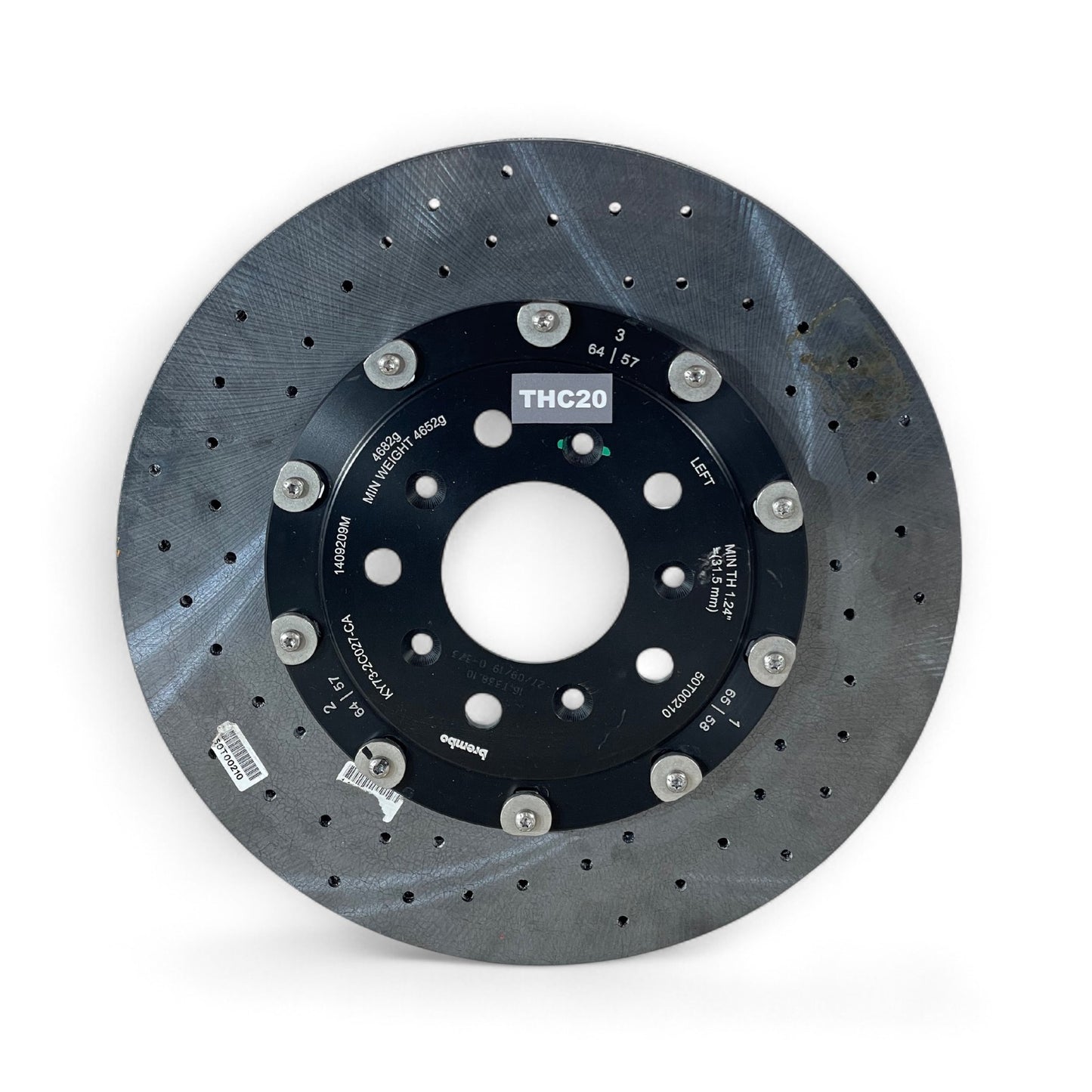 Tarcza Ceramiczna Tył Aston Martin DBS/DB11/DBX - KY73-2C027-CA