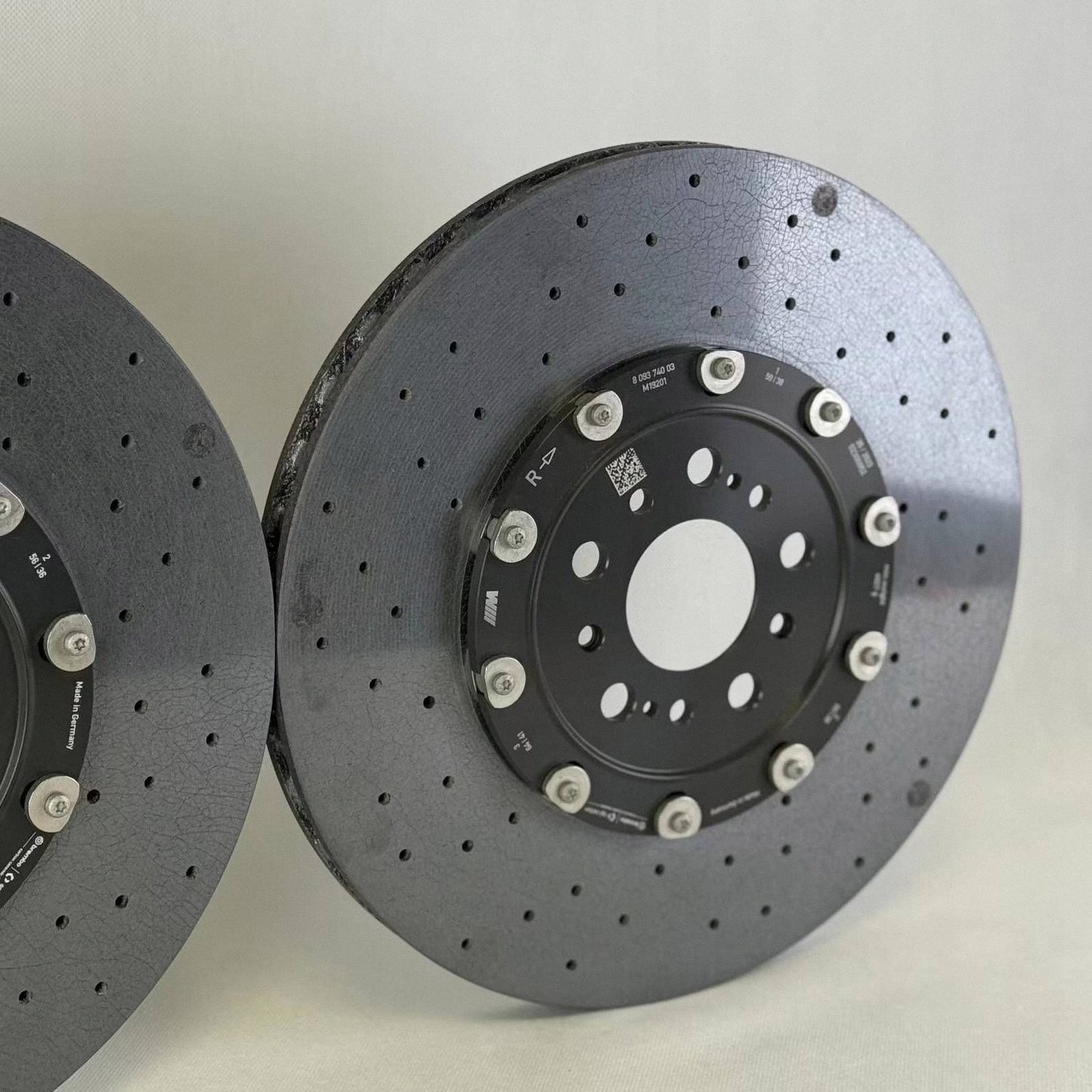 Tarcze Ceramiczne Tylne BMW G80 M3 380x28 Brembo Klocki Hamulcowe Komplet 809373903
