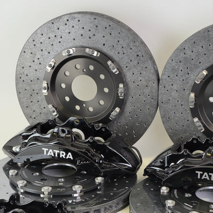 Konwersja Hamulce Ceramiczne Mitsubishi Lancer Evo X 380x34mm 360x32mm 6T+4T Brembo