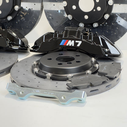 Konwersja Hamulce Ceramiczne BMW M760E 410x38mm 395x26mm 6T+4T Brembo